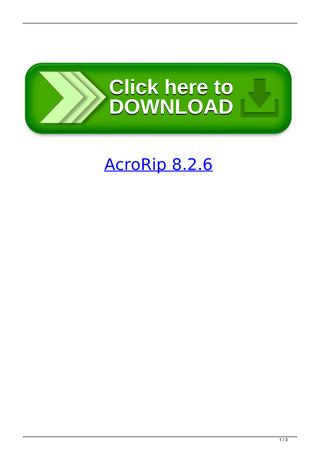 Acrorip 9.0.3 crack download torrent